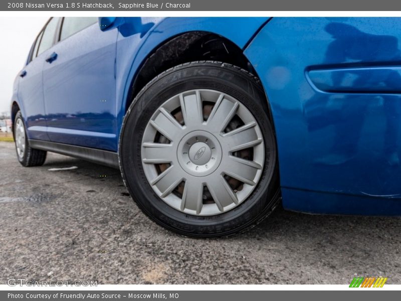 Sapphire Blue / Charcoal 2008 Nissan Versa 1.8 S Hatchback