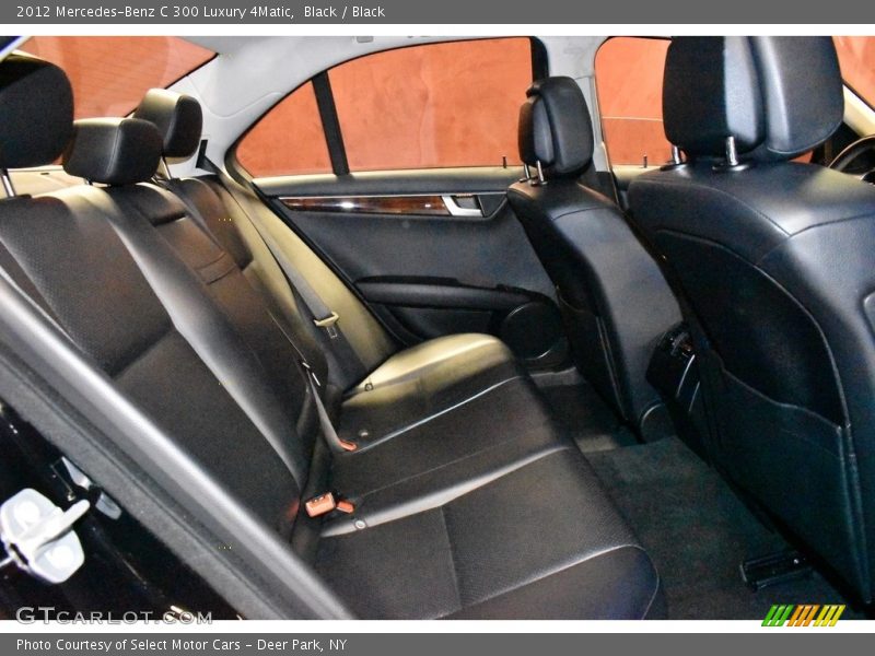 Black / Black 2012 Mercedes-Benz C 300 Luxury 4Matic