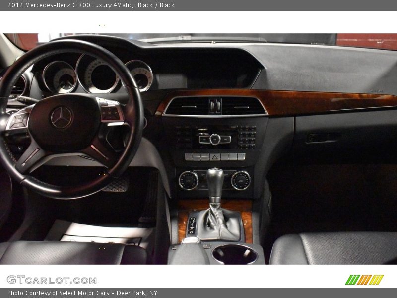 Black / Black 2012 Mercedes-Benz C 300 Luxury 4Matic