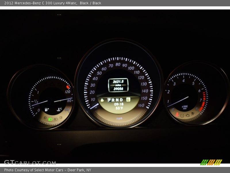 Black / Black 2012 Mercedes-Benz C 300 Luxury 4Matic