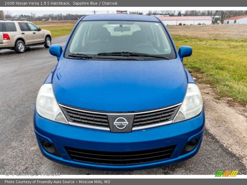 Sapphire Blue / Charcoal 2008 Nissan Versa 1.8 S Hatchback