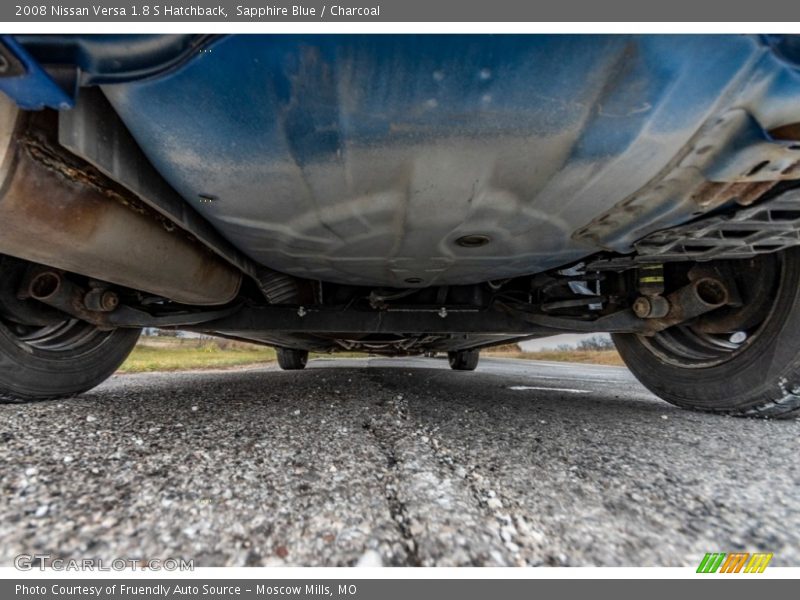 Sapphire Blue / Charcoal 2008 Nissan Versa 1.8 S Hatchback