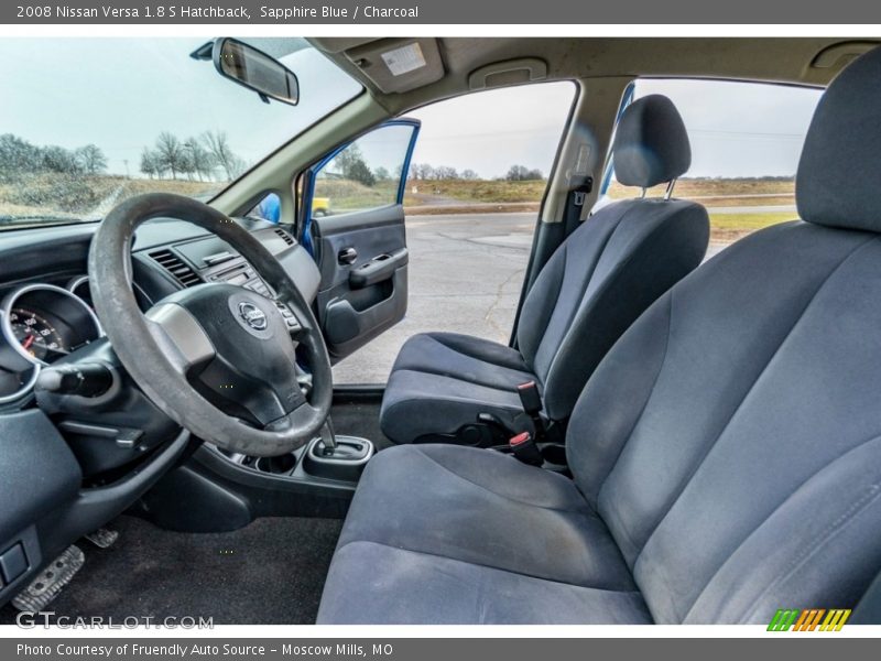 Sapphire Blue / Charcoal 2008 Nissan Versa 1.8 S Hatchback