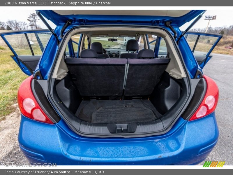 Sapphire Blue / Charcoal 2008 Nissan Versa 1.8 S Hatchback
