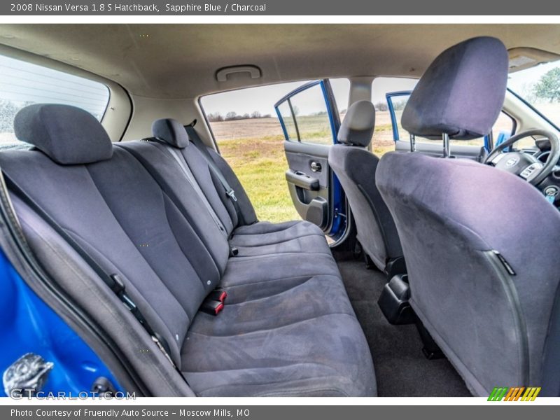 Sapphire Blue / Charcoal 2008 Nissan Versa 1.8 S Hatchback