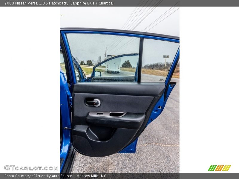 Sapphire Blue / Charcoal 2008 Nissan Versa 1.8 S Hatchback