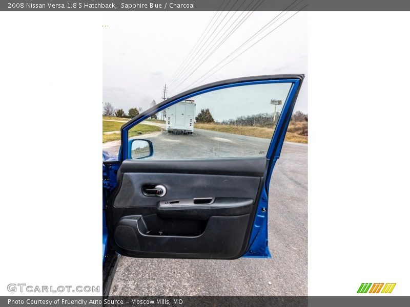 Sapphire Blue / Charcoal 2008 Nissan Versa 1.8 S Hatchback