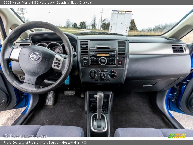 Sapphire Blue / Charcoal 2008 Nissan Versa 1.8 S Hatchback