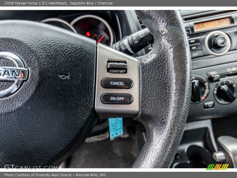 Sapphire Blue / Charcoal 2008 Nissan Versa 1.8 S Hatchback