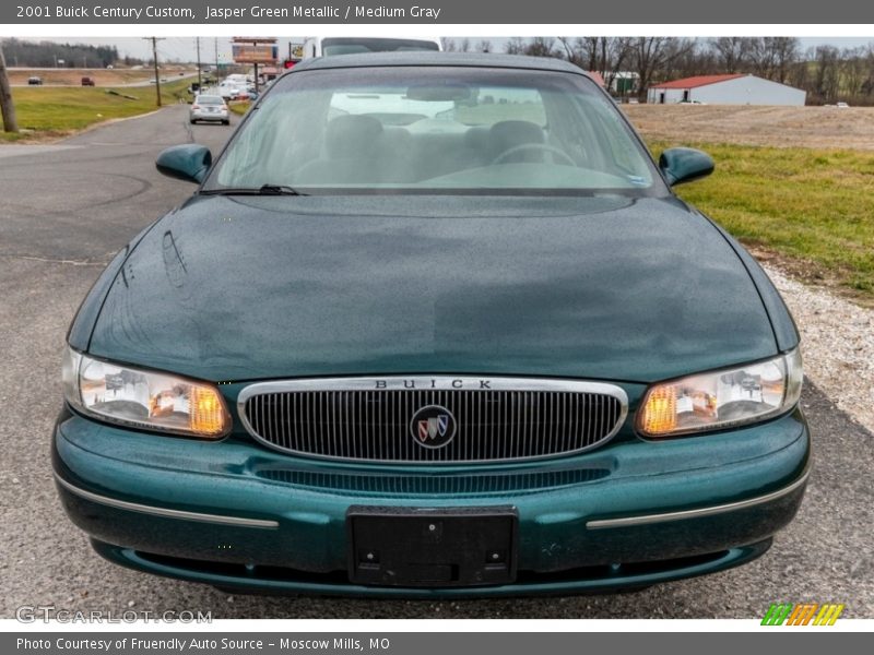 Jasper Green Metallic / Medium Gray 2001 Buick Century Custom