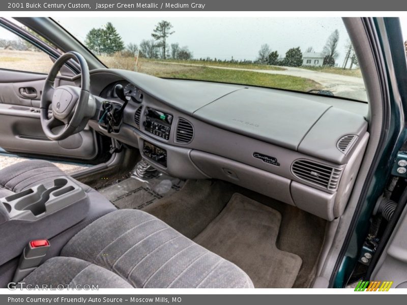 Jasper Green Metallic / Medium Gray 2001 Buick Century Custom