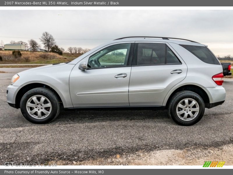 Iridium Silver Metallic / Black 2007 Mercedes-Benz ML 350 4Matic