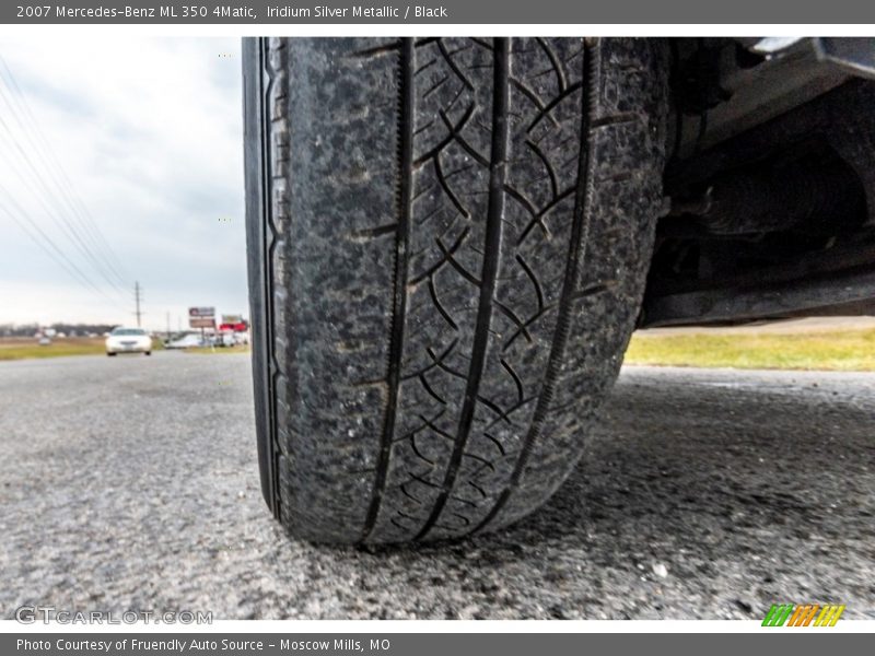 Iridium Silver Metallic / Black 2007 Mercedes-Benz ML 350 4Matic