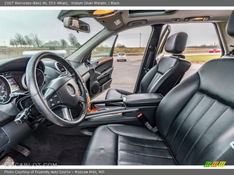 Iridium Silver Metallic / Black 2007 Mercedes-Benz ML 350 4Matic
