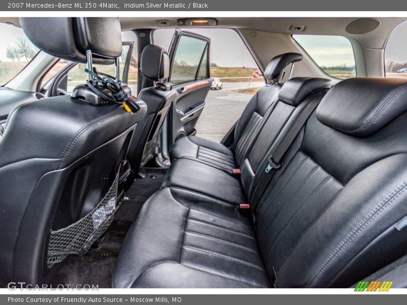 Iridium Silver Metallic / Black 2007 Mercedes-Benz ML 350 4Matic