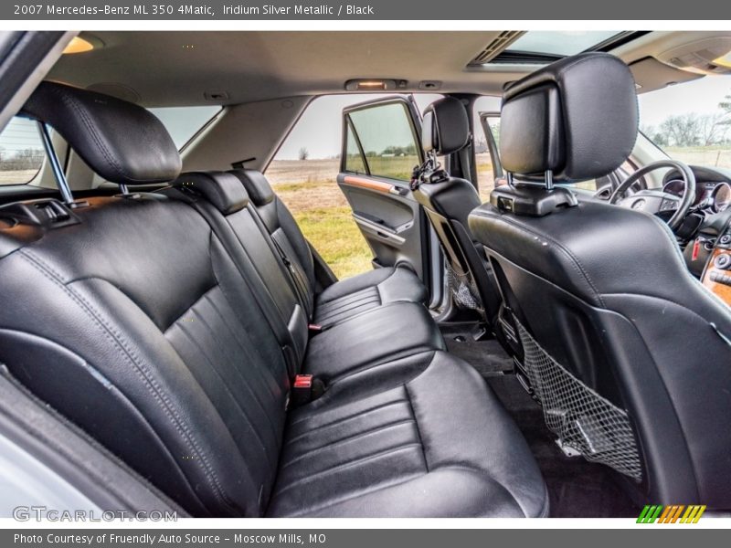 Iridium Silver Metallic / Black 2007 Mercedes-Benz ML 350 4Matic
