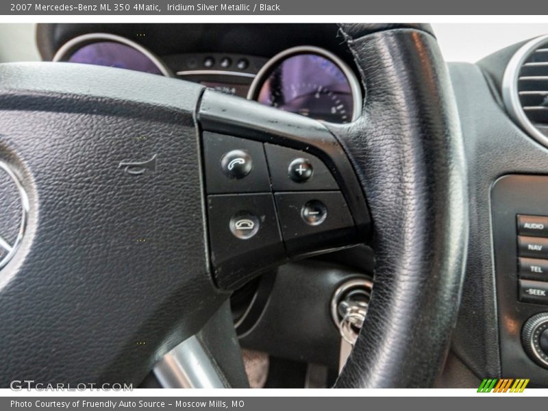 Iridium Silver Metallic / Black 2007 Mercedes-Benz ML 350 4Matic