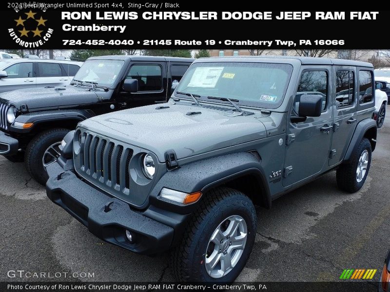Sting-Gray / Black 2021 Jeep Wrangler Unlimited Sport 4x4