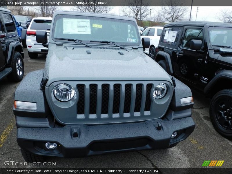 Sting-Gray / Black 2021 Jeep Wrangler Unlimited Sport 4x4
