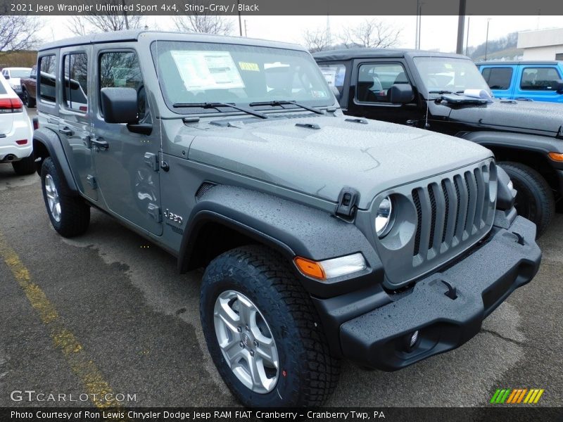 Sting-Gray / Black 2021 Jeep Wrangler Unlimited Sport 4x4