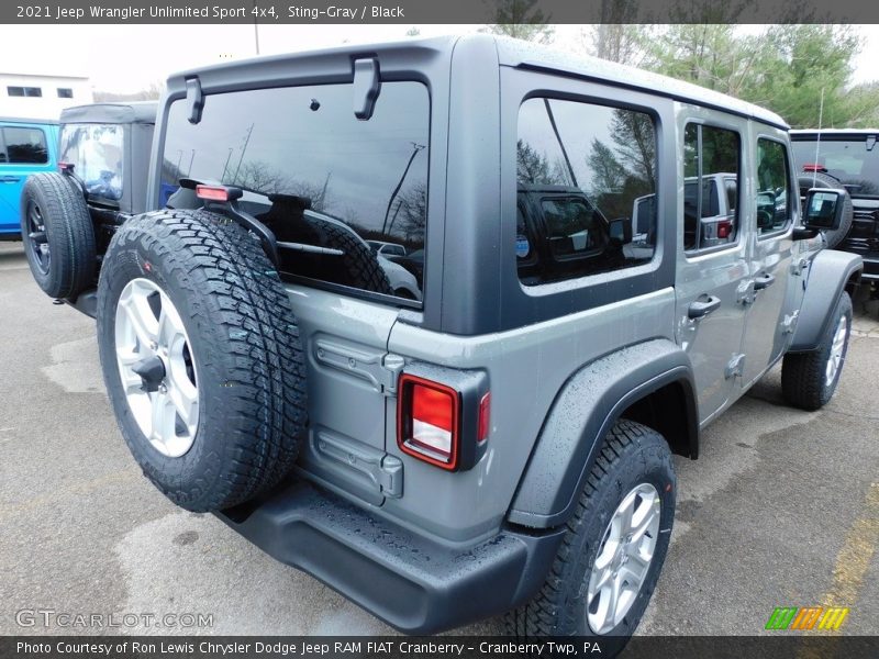 Sting-Gray / Black 2021 Jeep Wrangler Unlimited Sport 4x4