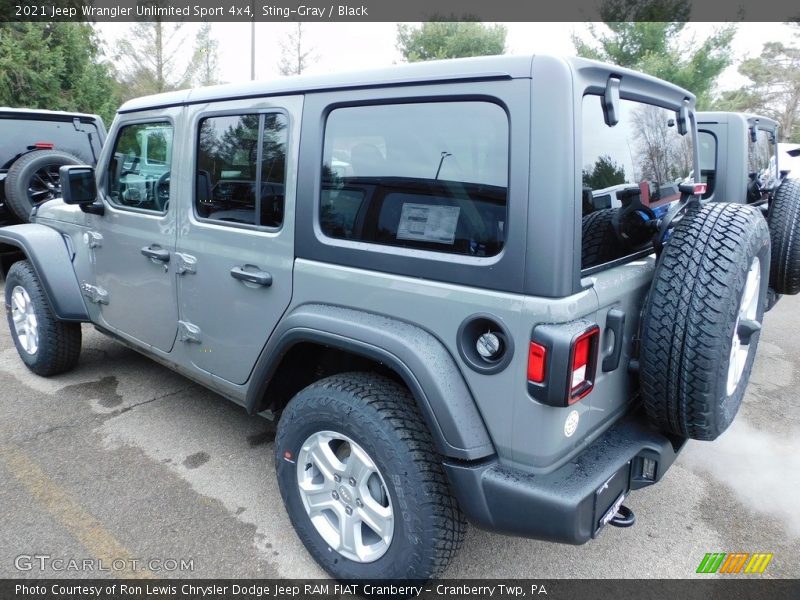Sting-Gray / Black 2021 Jeep Wrangler Unlimited Sport 4x4