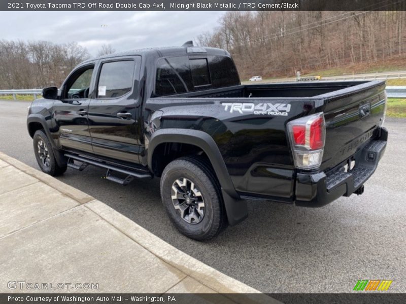 Midnight Black Metallic / TRD Cement/Black 2021 Toyota Tacoma TRD Off Road Double Cab 4x4