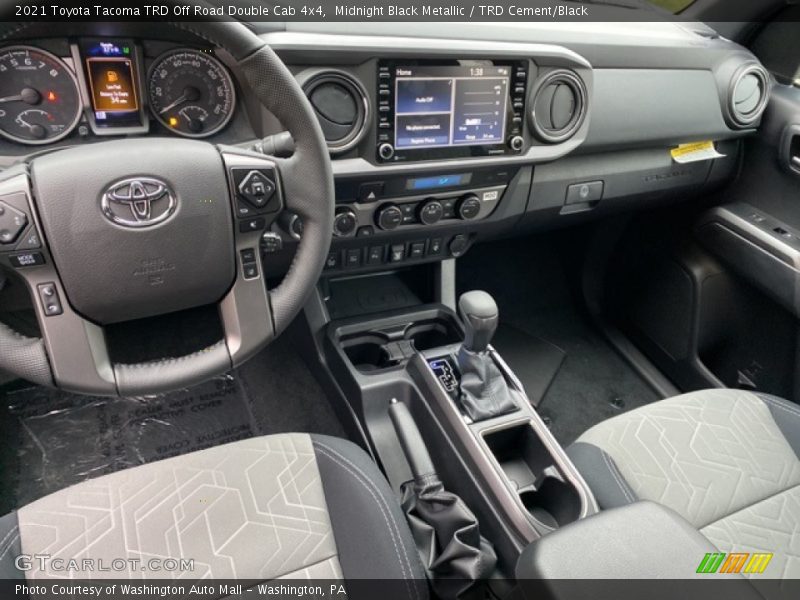 Midnight Black Metallic / TRD Cement/Black 2021 Toyota Tacoma TRD Off Road Double Cab 4x4