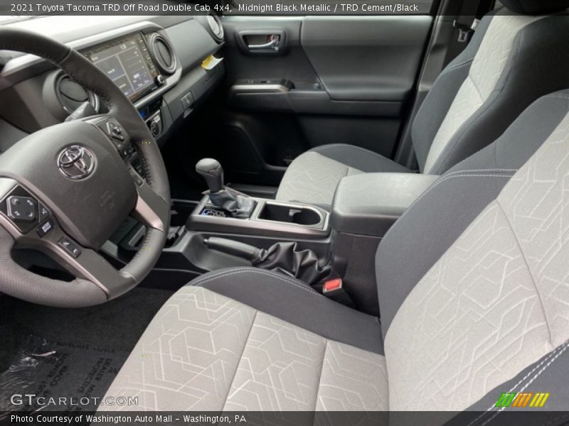 Midnight Black Metallic / TRD Cement/Black 2021 Toyota Tacoma TRD Off Road Double Cab 4x4