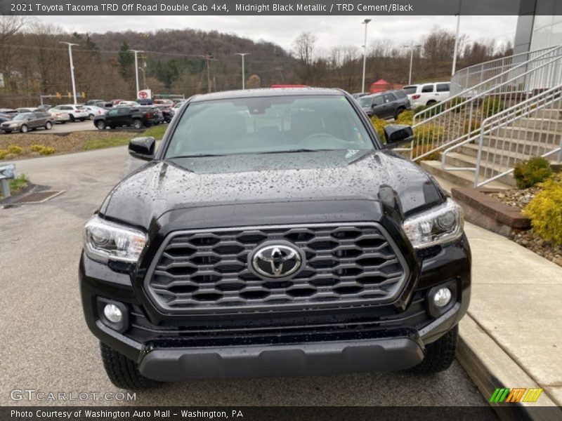 Midnight Black Metallic / TRD Cement/Black 2021 Toyota Tacoma TRD Off Road Double Cab 4x4