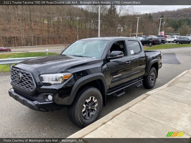 Midnight Black Metallic / TRD Cement/Black 2021 Toyota Tacoma TRD Off Road Double Cab 4x4