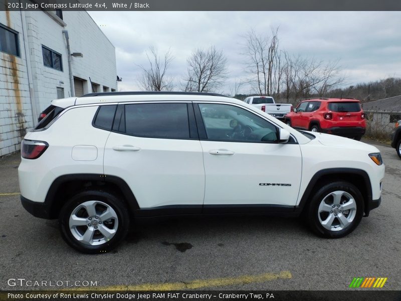 White / Black 2021 Jeep Compass Latitude 4x4