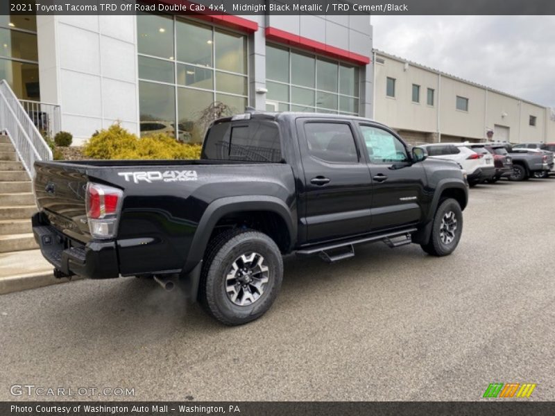 Midnight Black Metallic / TRD Cement/Black 2021 Toyota Tacoma TRD Off Road Double Cab 4x4