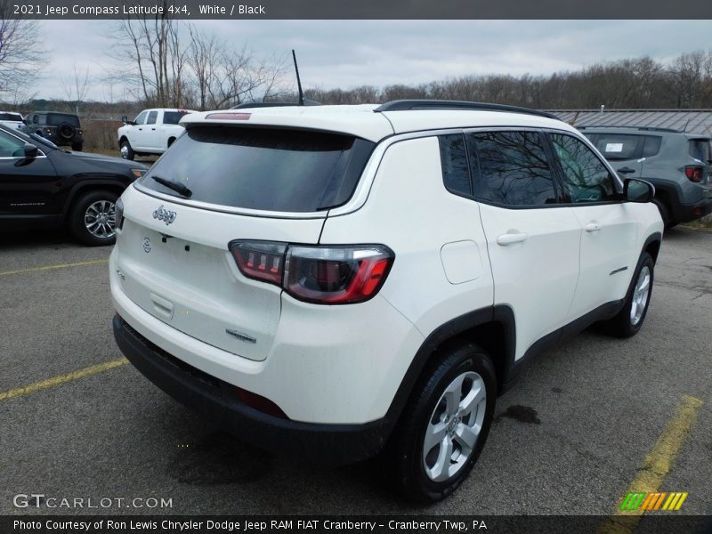 White / Black 2021 Jeep Compass Latitude 4x4