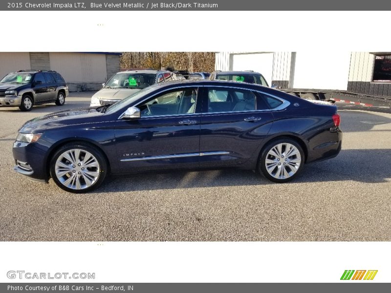 Blue Velvet Metallic / Jet Black/Dark Titanium 2015 Chevrolet Impala LTZ