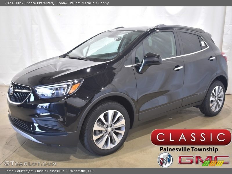 Ebony Twilight Metallic / Ebony 2021 Buick Encore Preferred