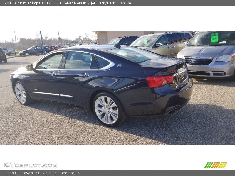 Blue Velvet Metallic / Jet Black/Dark Titanium 2015 Chevrolet Impala LTZ