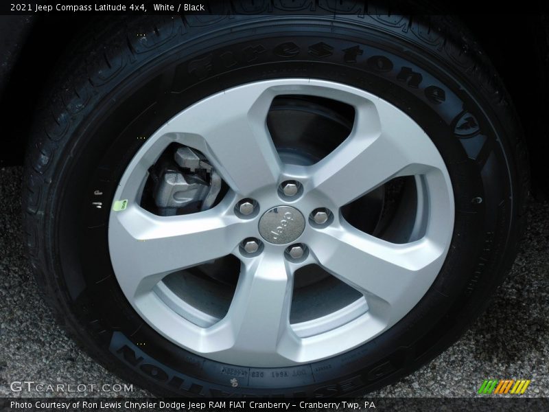White / Black 2021 Jeep Compass Latitude 4x4