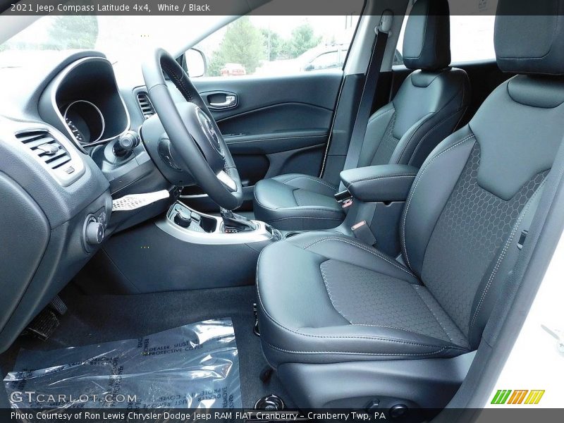 White / Black 2021 Jeep Compass Latitude 4x4