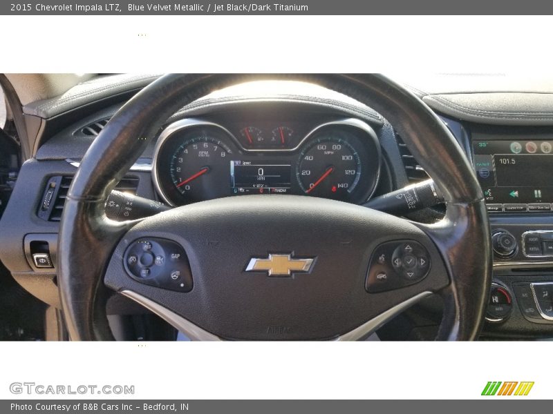 Blue Velvet Metallic / Jet Black/Dark Titanium 2015 Chevrolet Impala LTZ