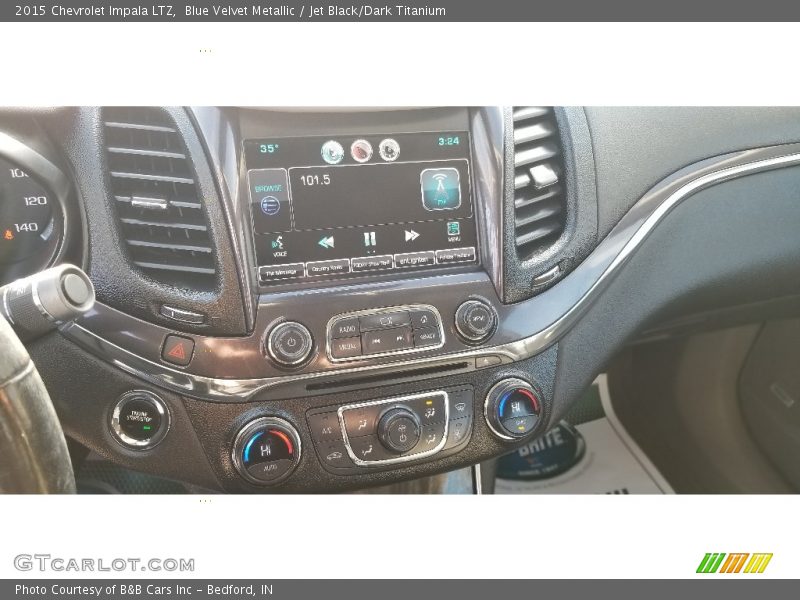 Blue Velvet Metallic / Jet Black/Dark Titanium 2015 Chevrolet Impala LTZ