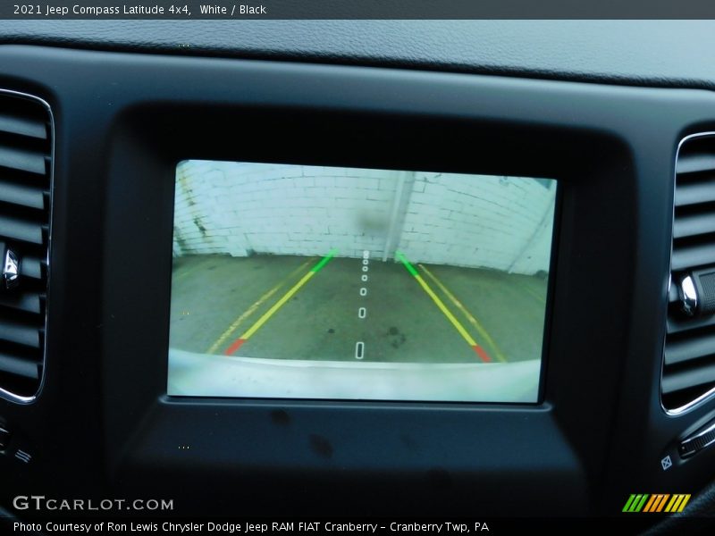 White / Black 2021 Jeep Compass Latitude 4x4