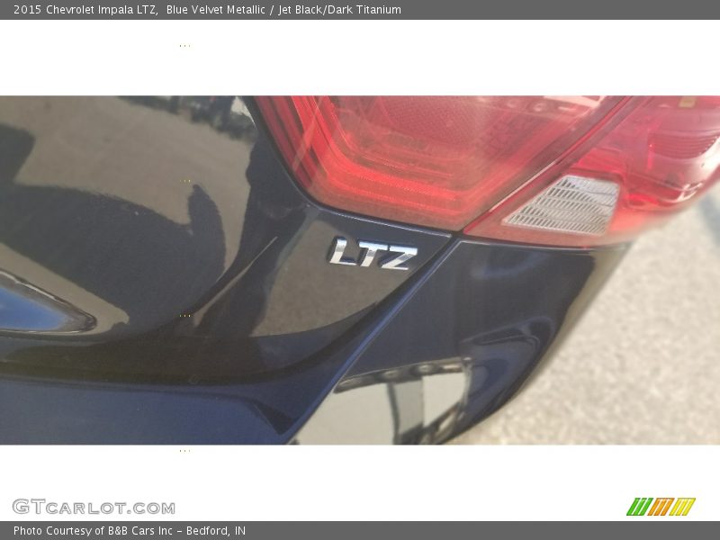Blue Velvet Metallic / Jet Black/Dark Titanium 2015 Chevrolet Impala LTZ