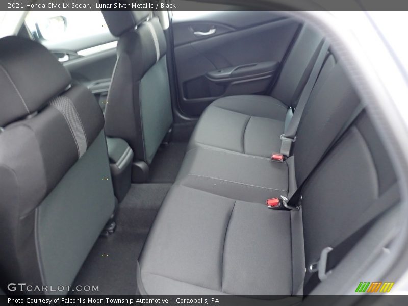 Lunar Silver Metallic / Black 2021 Honda Civic LX Sedan