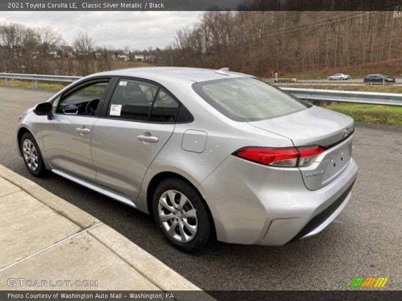 Classic Silver Metallic / Black 2021 Toyota Corolla LE