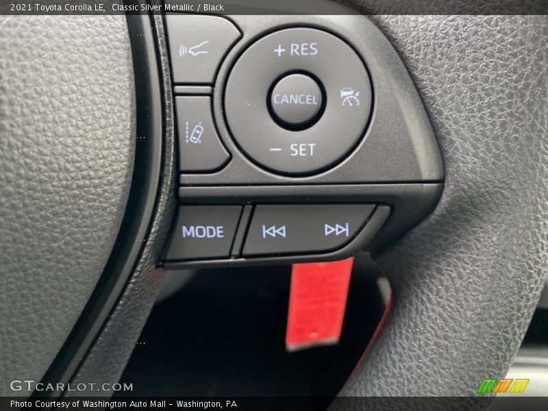 Classic Silver Metallic / Black 2021 Toyota Corolla LE