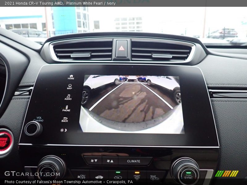 Platinum White Pearl / Ivory 2021 Honda CR-V Touring AWD