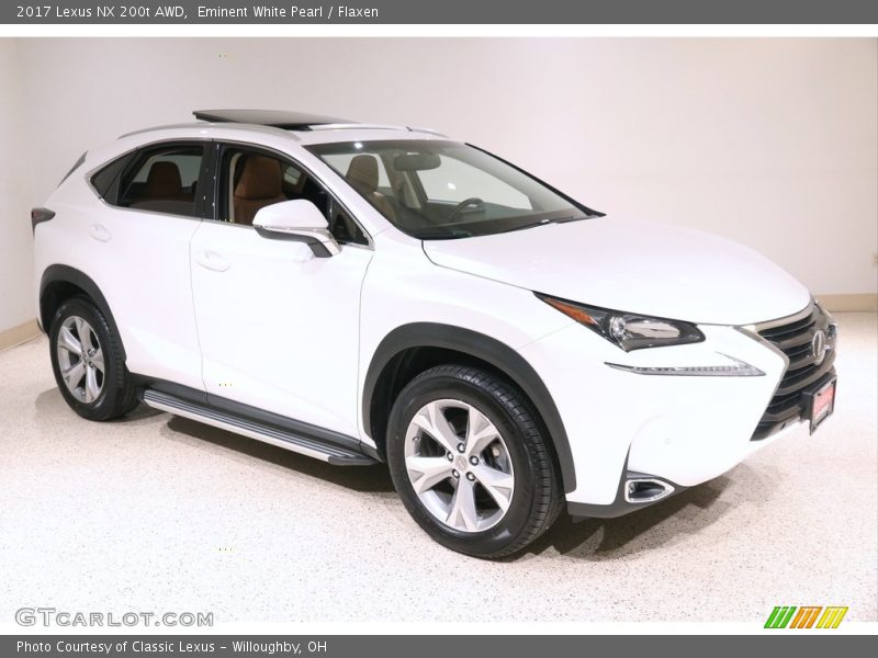 Eminent White Pearl / Flaxen 2017 Lexus NX 200t AWD