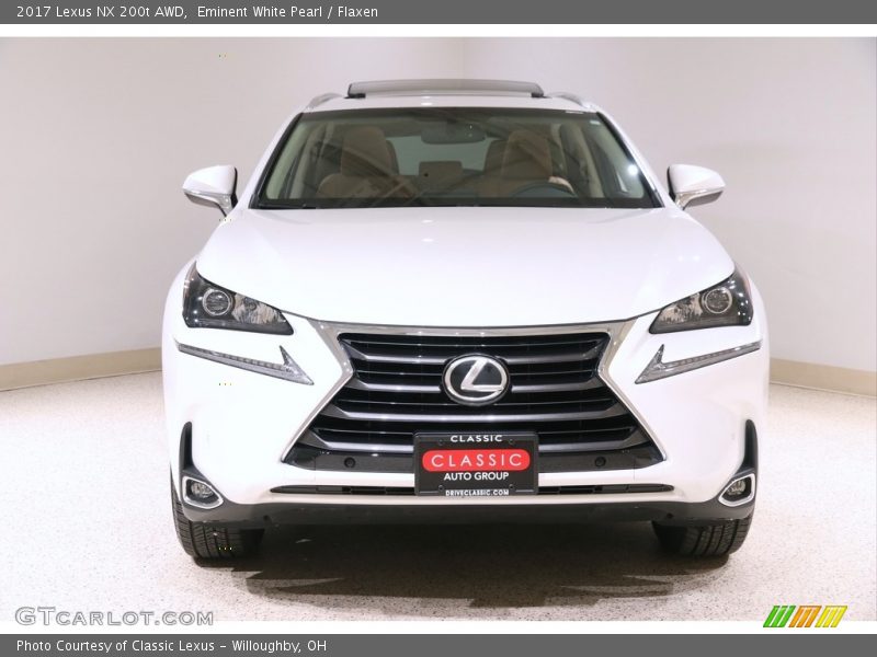 Eminent White Pearl / Flaxen 2017 Lexus NX 200t AWD