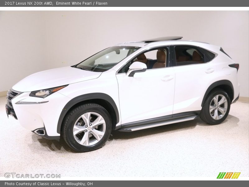 Eminent White Pearl / Flaxen 2017 Lexus NX 200t AWD
